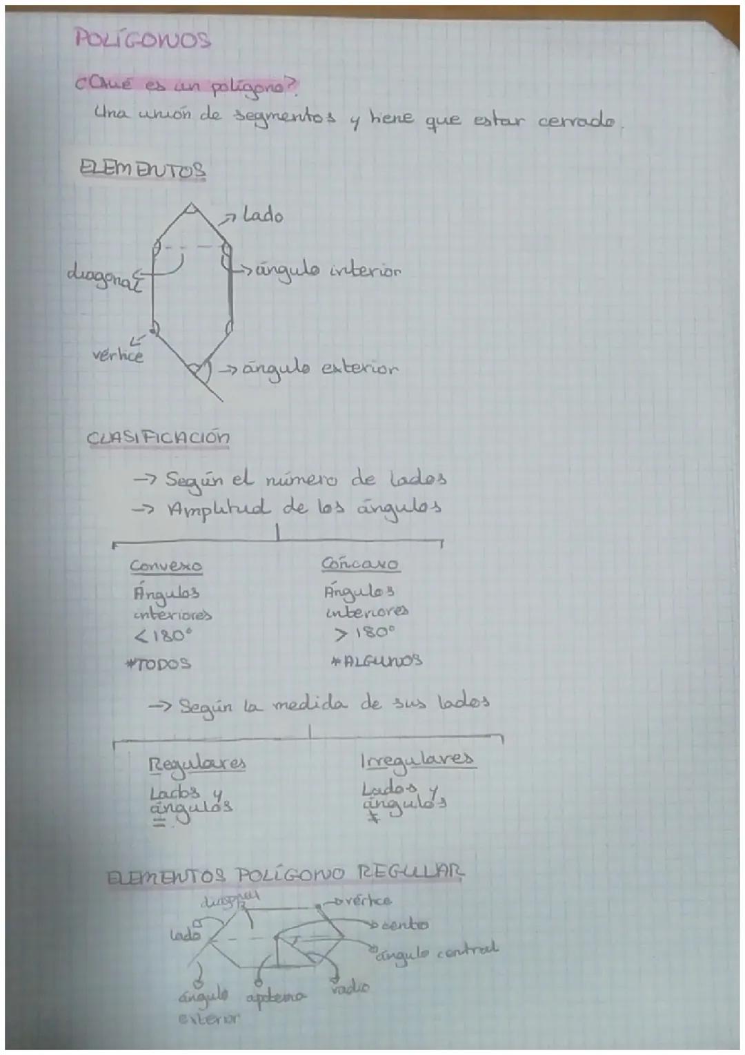GEOMETRÍA - POLÍGONOS, TRIÁNGULOS, CUADRILÁTEROS, TEOREMA DE PITÁGORAS 