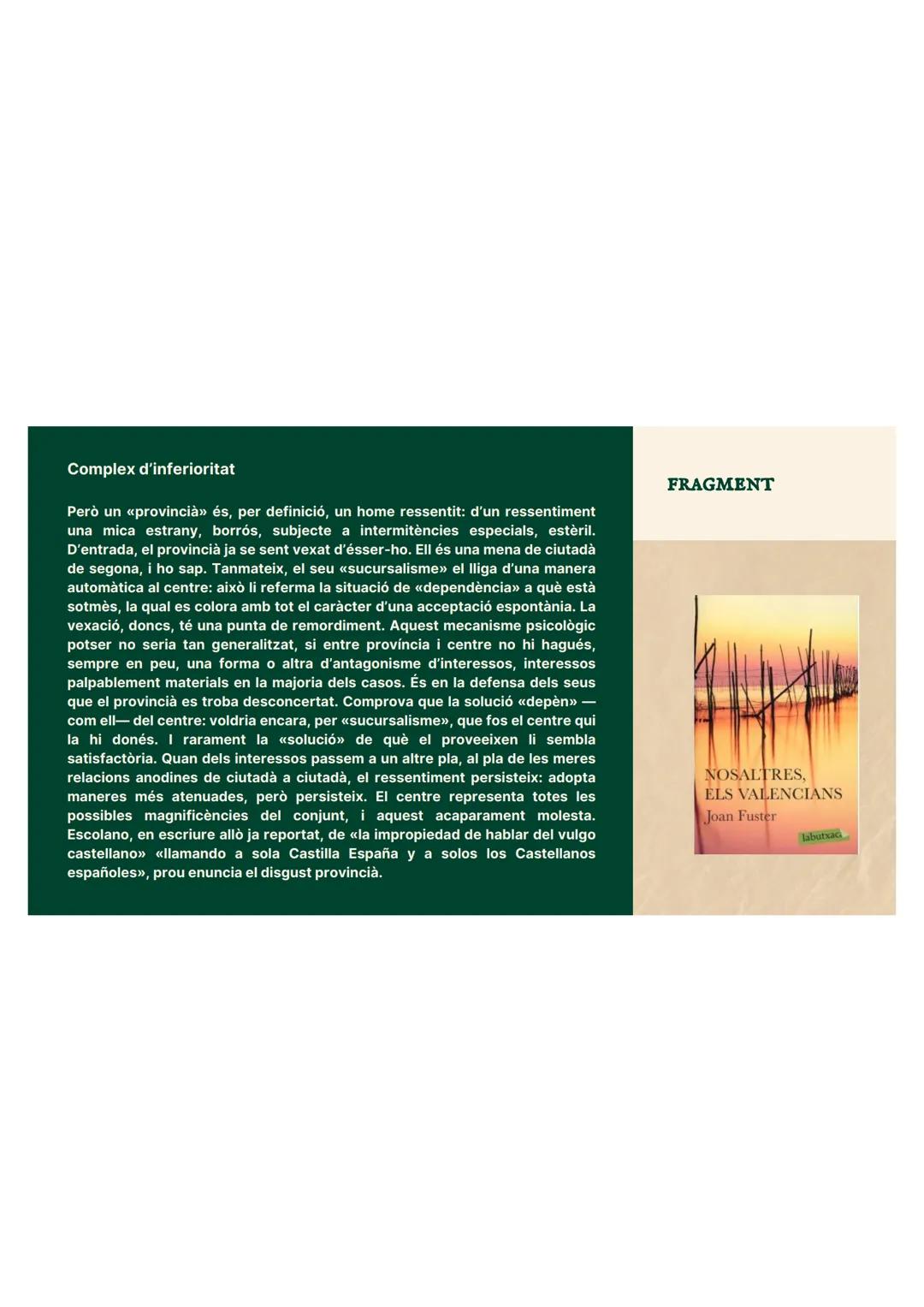 # ASSAIG

JOAN FUSTER

Professora: Judith Gallardo INDEX

1. Què és l'assaig?

2. Context històric de Joan Fuster

3. Joan Fuster: etapes

4