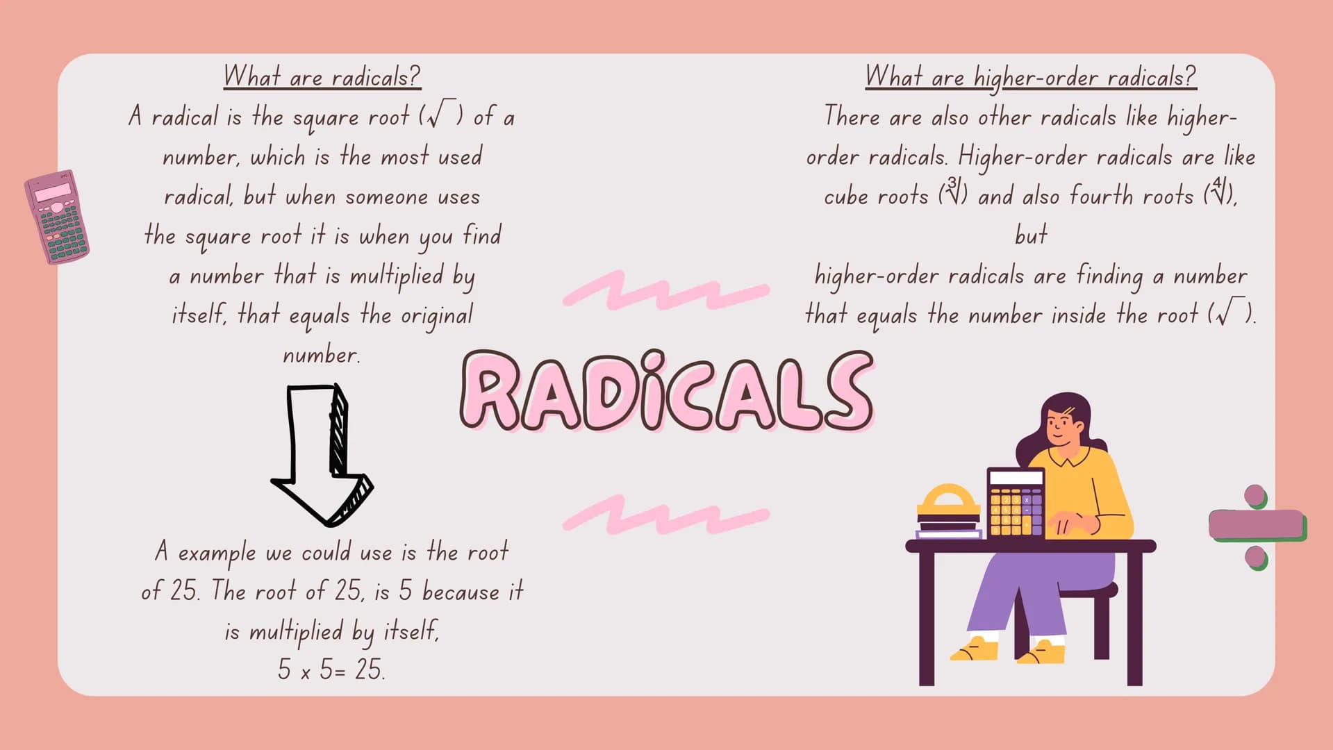 +
A π
00000000
Csio
=
Bienvenidos a
POTENCIAS Y
RAÍCES
+
5 5
TC
▬▬▬▬
ÍNDICE
|
2
3
4
5
Historia
Potenciacion
Propiedades potenciacion
Notacio