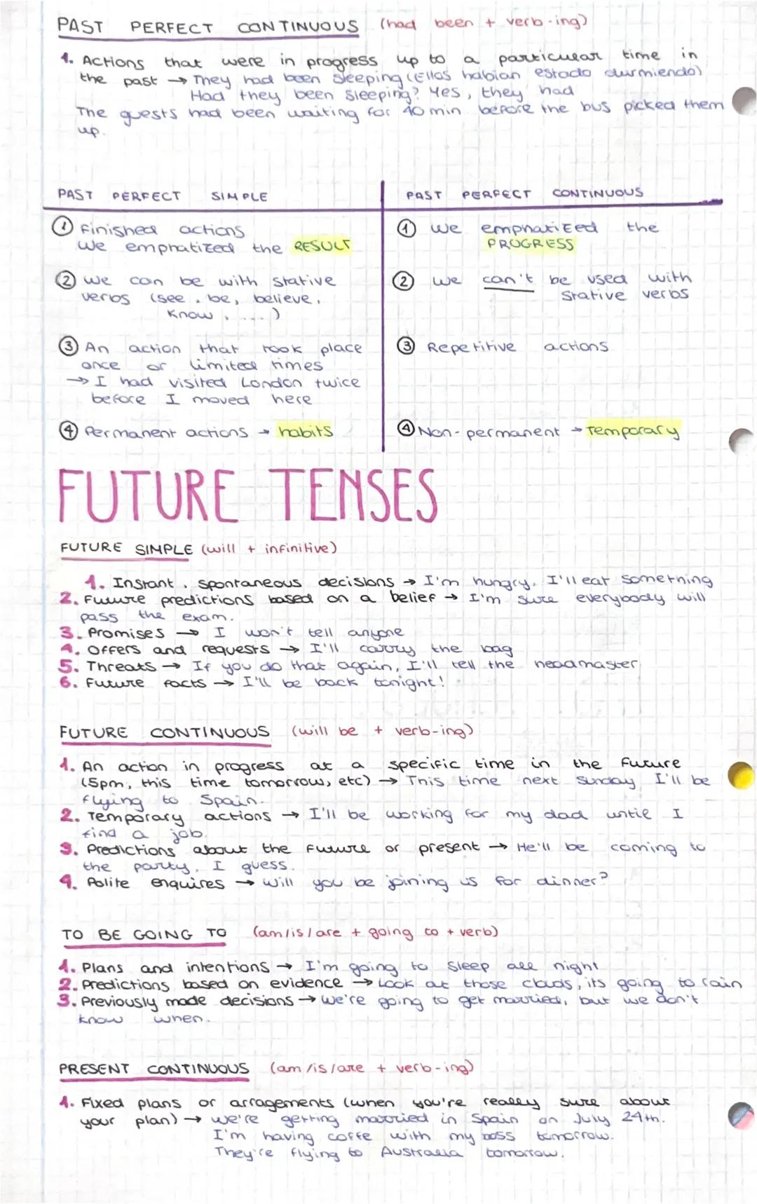PRESENT TENSES
PRESENT SIMPLE (add S
1. Habits or routines I always get up at 7:00!
2. Universal truth water boils at 100°C!
3. Permanent si