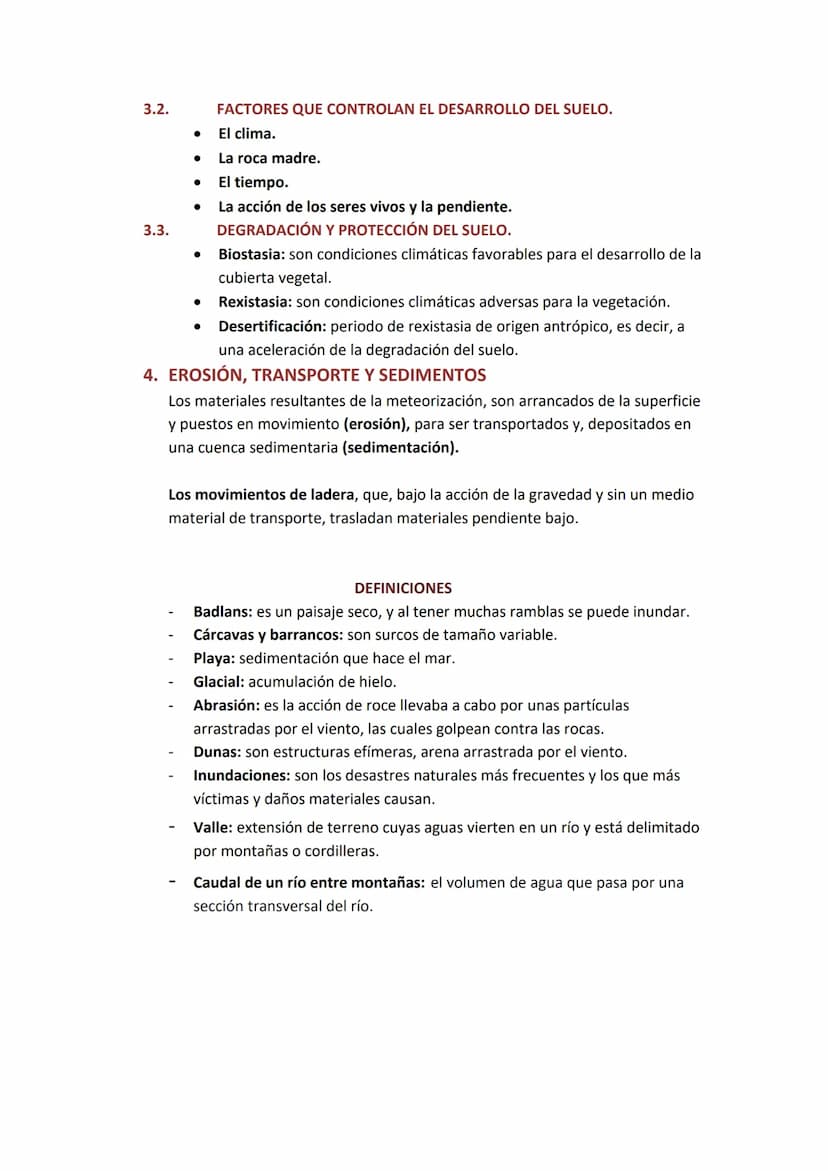 TEMA 3: procesos geológicos externos
1.
1.1.
LAS CAPAS FLUIDAS DE LA TIERRA.
Procesos geológicos externos: meteorización, erosión, transport