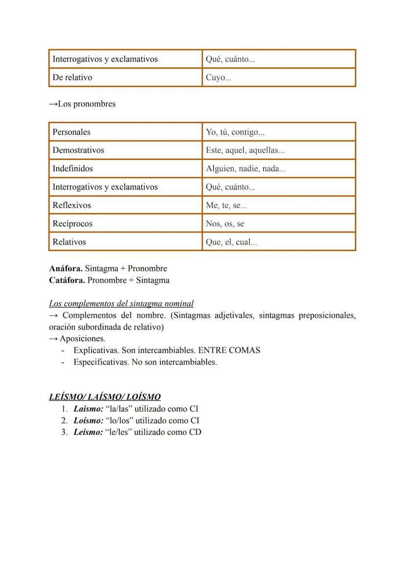 Unidad 1
Orden lineal → Sujeto + Verbo + Complemento. Puede verse alterado por dos
razones:
→ Valor enfático. Queremos dar importancia a un 