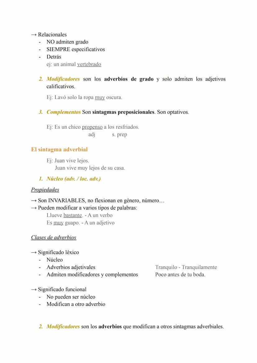 Unidad 1
Orden lineal → Sujeto + Verbo + Complemento. Puede verse alterado por dos
razones:
→ Valor enfático. Queremos dar importancia a un 