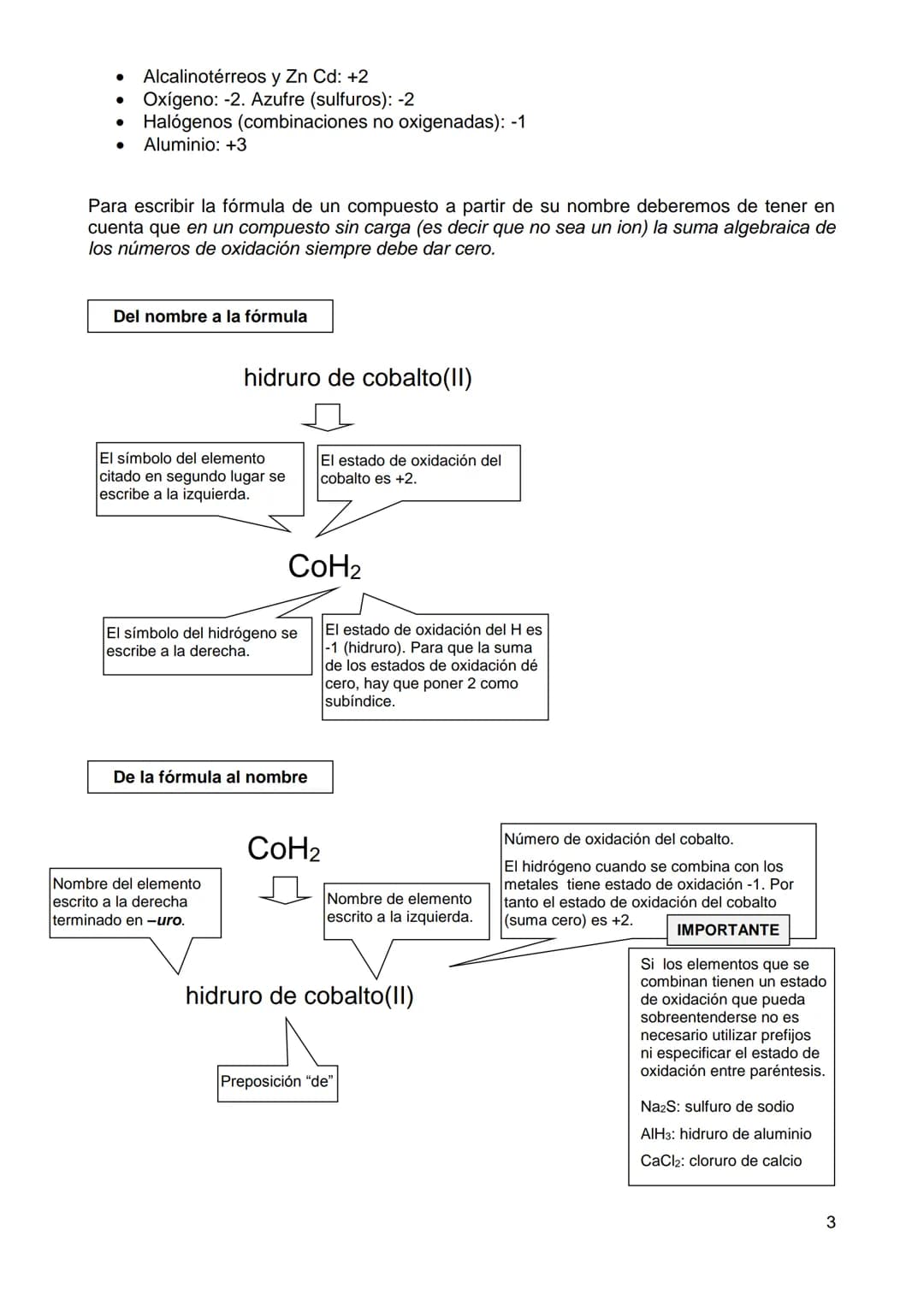 FORMULACIÓN INORGÁNICA
¿Para qué la nomenclatura química?
Cuando estudiamos química nos encontramos con multitud de sustancias a las que
deb