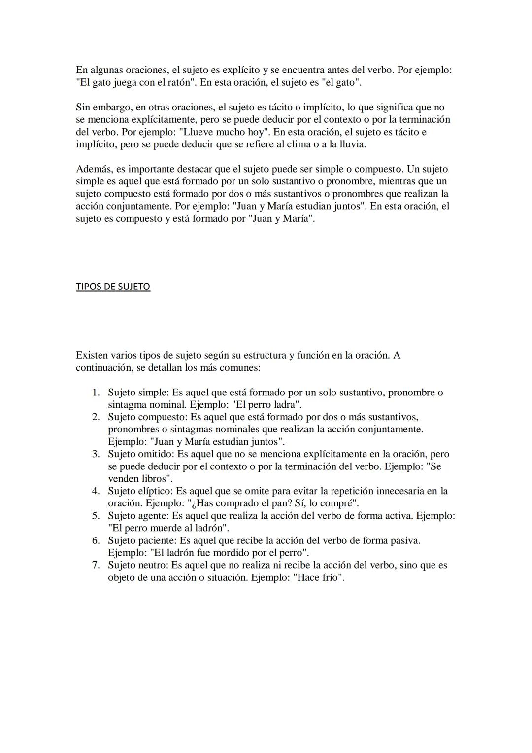 # EL SUJETO Y EL PREDICADO

El sujeto y el predicado son dos elementos fundamentales de la oración que permiten
estructurar el mensaje y tra