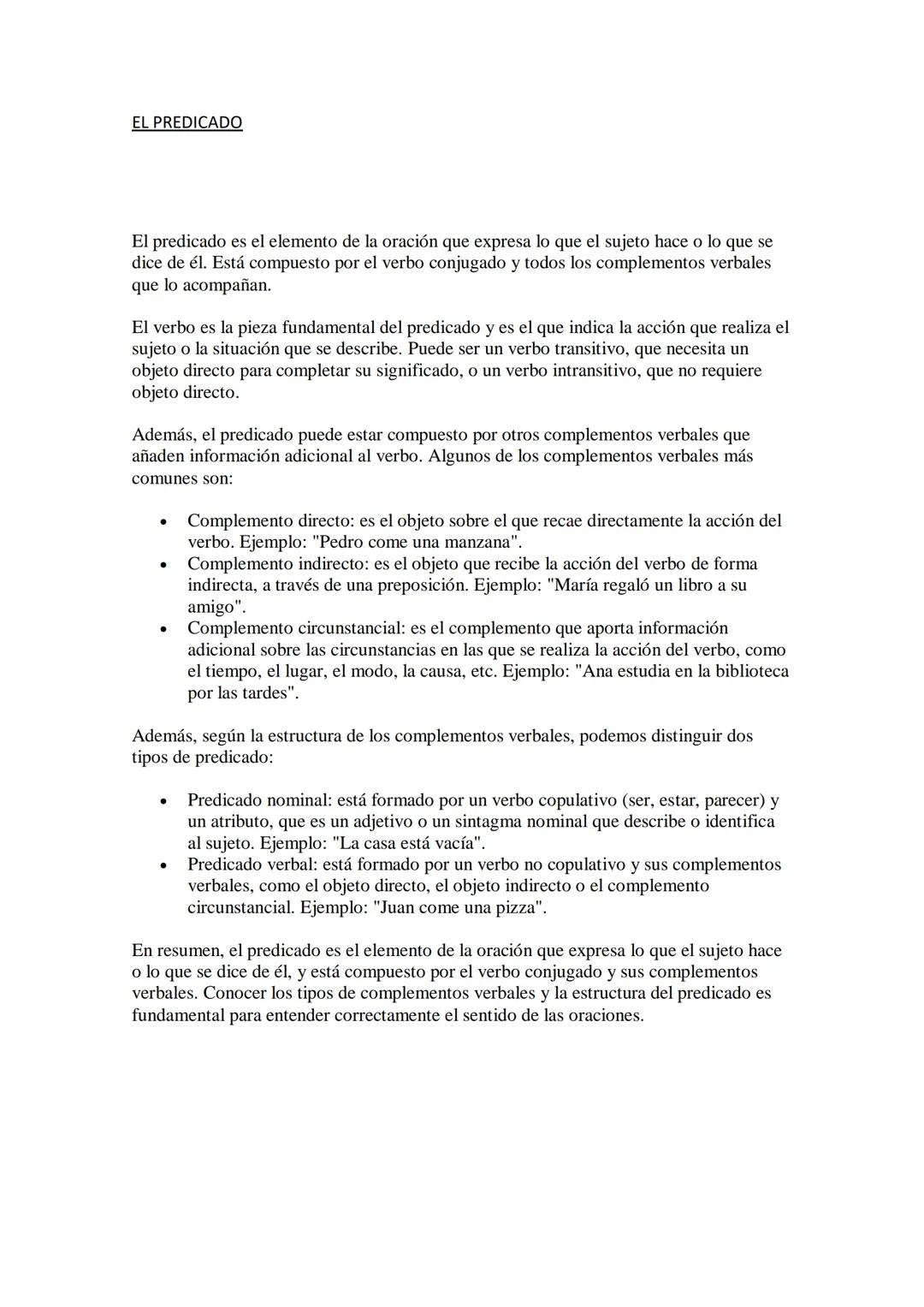 # EL SUJETO Y EL PREDICADO

El sujeto y el predicado son dos elementos fundamentales de la oración que permiten
estructurar el mensaje y tra