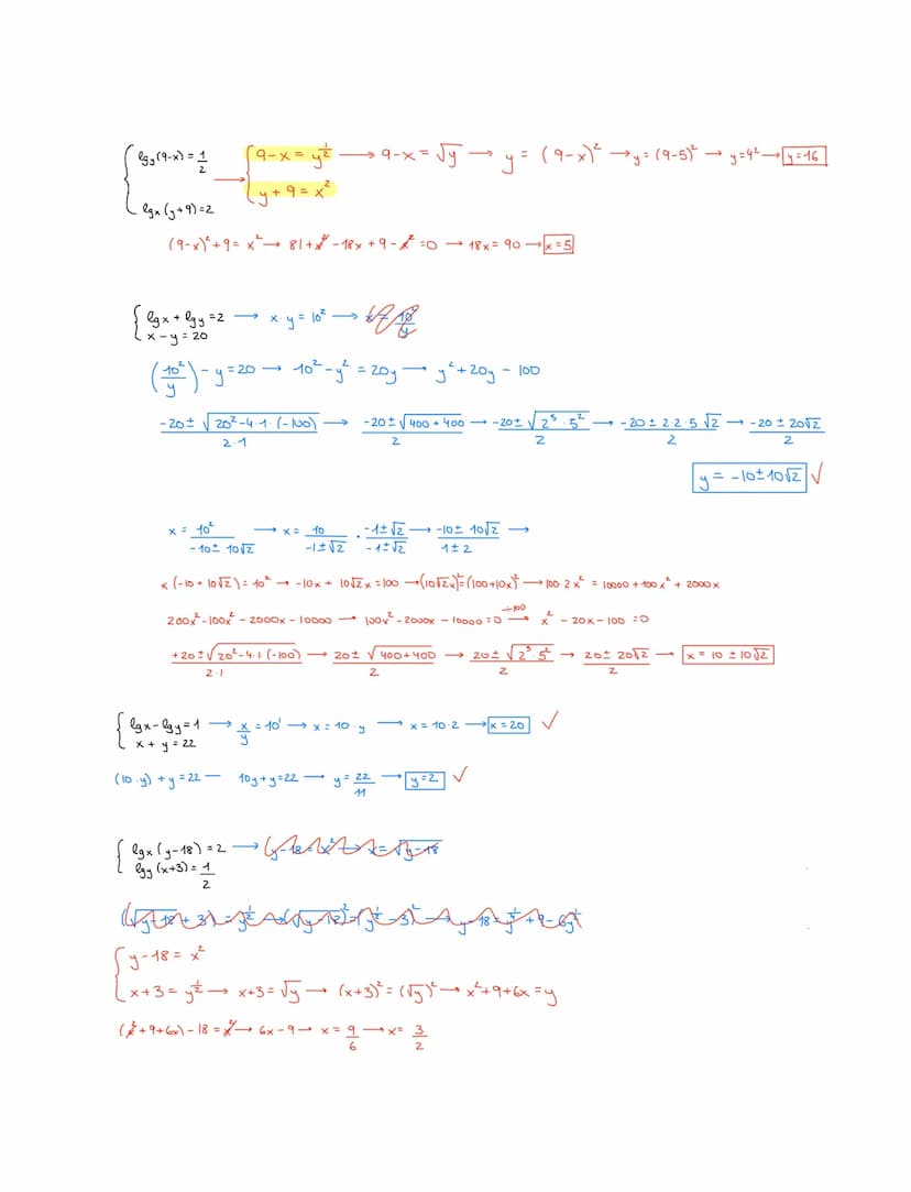 1.- Resuelve en las ecuaciones exponenciales y comprueba los resultados:
1) 5²x-1=25*²-
7) 2x-1+2x2+2x-³ +2×4 =960
2) 4x+¹+2x+3-320=0
8) 3* 