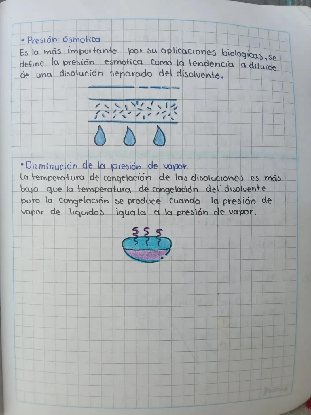 # propiedades coligativas

• Muchas de las propiedades de las disoluciones
verdaderas se deducen del pequeno tamaño de las
particulas disper