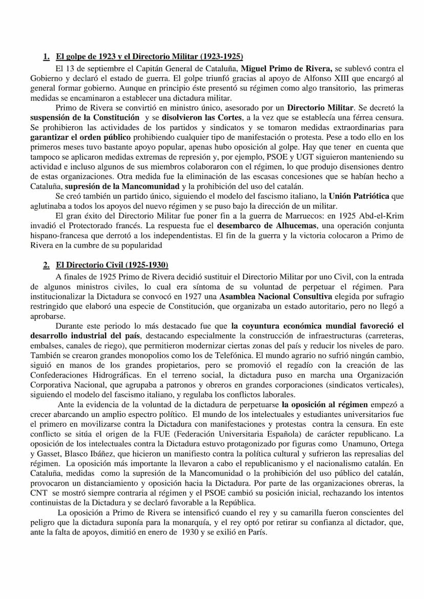 INTRODUCCIÓN
La etapa final de la Restauración había ido generando una serie de problemas que se habían ido agravando
con el paso del tiempo