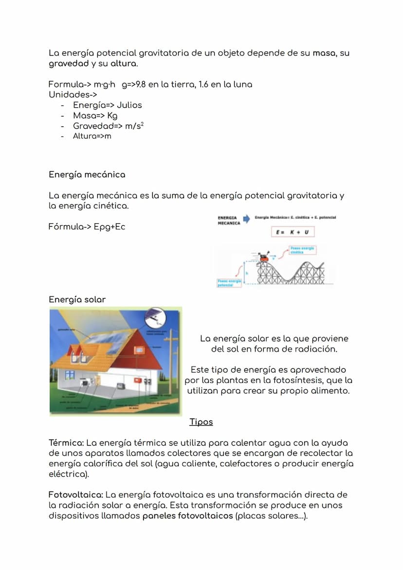 Concepto de la energía
La energía es una magnitud con la capacidad de realizar cambios en los
cuerpos y/o para producir un trabajo.
Es una p