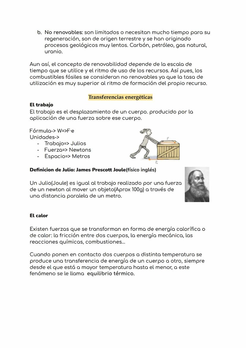 Concepto de la energía
La energía es una magnitud con la capacidad de realizar cambios en los
cuerpos y/o para producir un trabajo.
Es una p