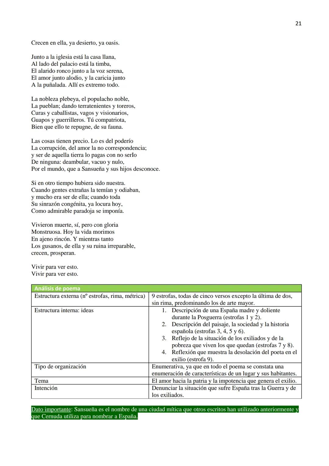 COMENTARIO DE LA REALIDAD Y EL DESEO
LUIS CERNUDA
1
Cómo afrontar las dos primeras preguntas de PeVAU
1. Identificar las ideas del texto y e