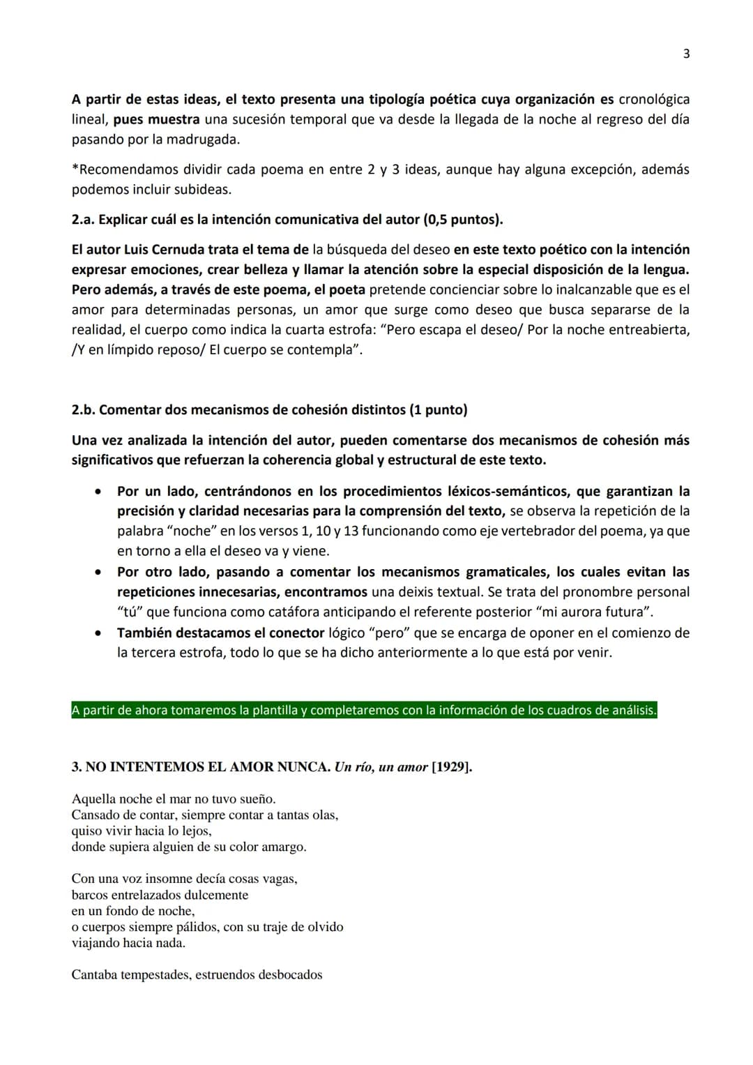 COMENTARIO DE LA REALIDAD Y EL DESEO
LUIS CERNUDA
1
Cómo afrontar las dos primeras preguntas de PeVAU
1. Identificar las ideas del texto y e