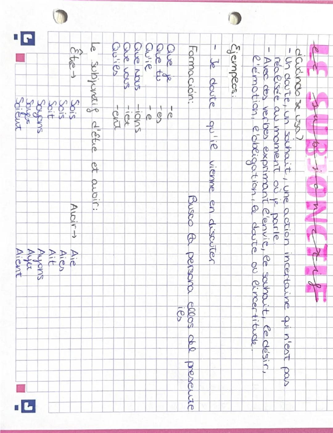 # PRESENT D'INDICATIF

1er group → verbos acabados en -ER

Terminaissons:

Je -e

Tu -es

le -e

Nous-ons

les -ex

-ent

"Yo hago: Je fais"