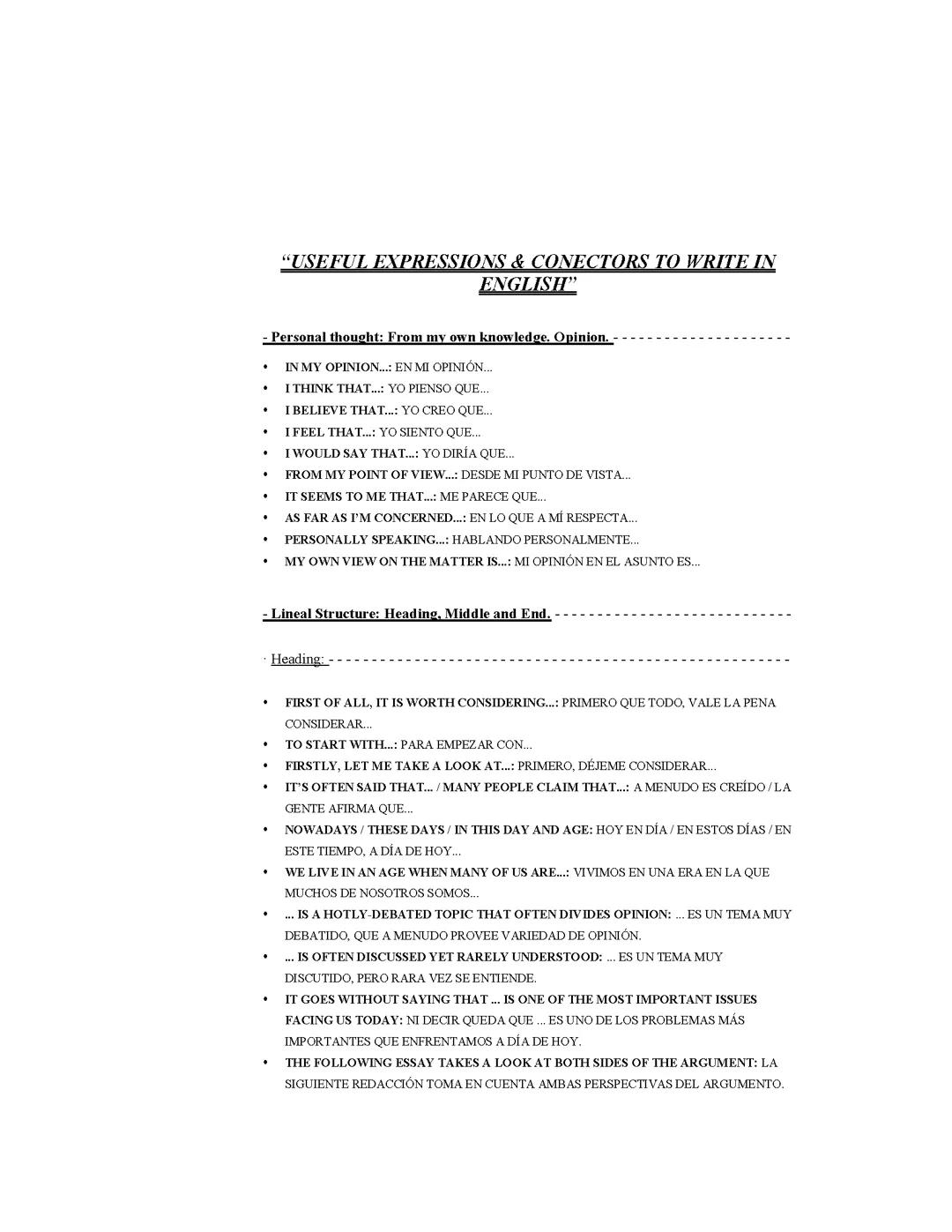 Conectores 