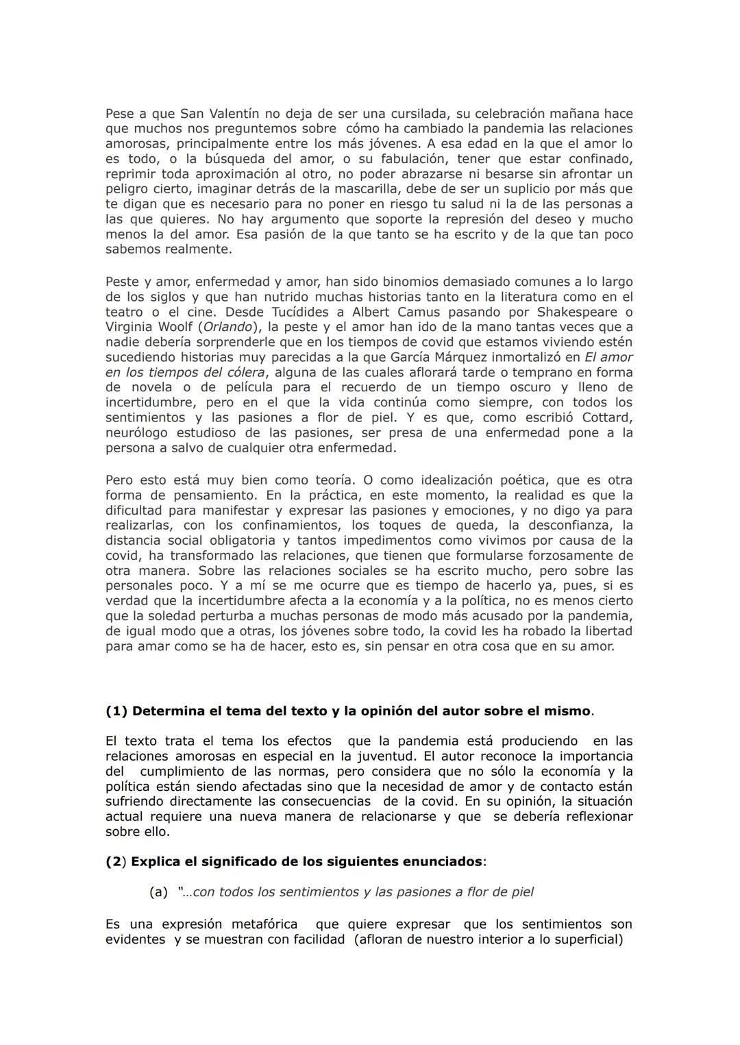 Pese a que San Valentín no deja de ser una cursilada, su celebración mañana hace
que muchos nos preguntemos sobre cómo ha cambiado la pandem