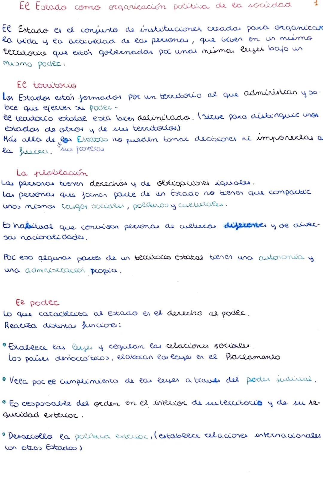 Ee Estado como organicación política de la sociedad
El Estado es el conjunto de instituciones creada para organizaro
la vida y ea actividad 