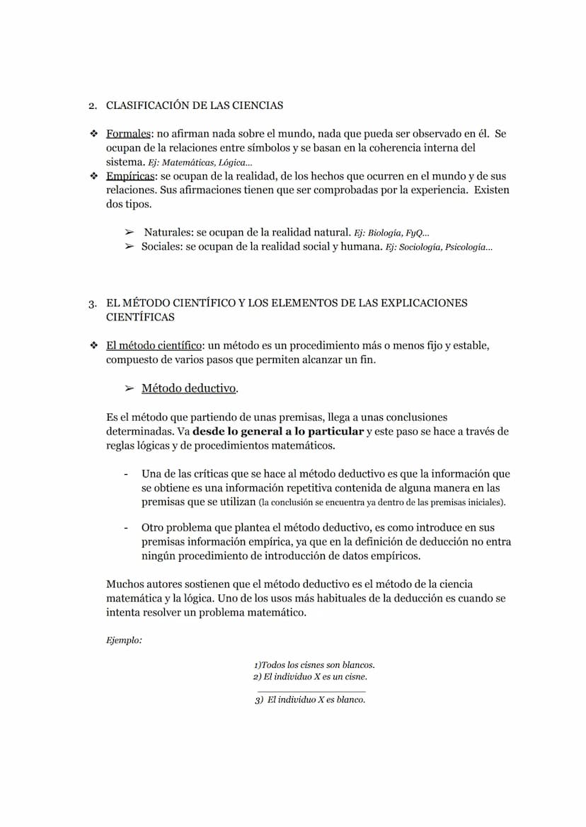 Tema 4
La FILOSOFÍA DE LA CIENCIA es la rama de la filosofía que se ocupa de estudiar todo lo relacionado
con el saber que va más allá de la
