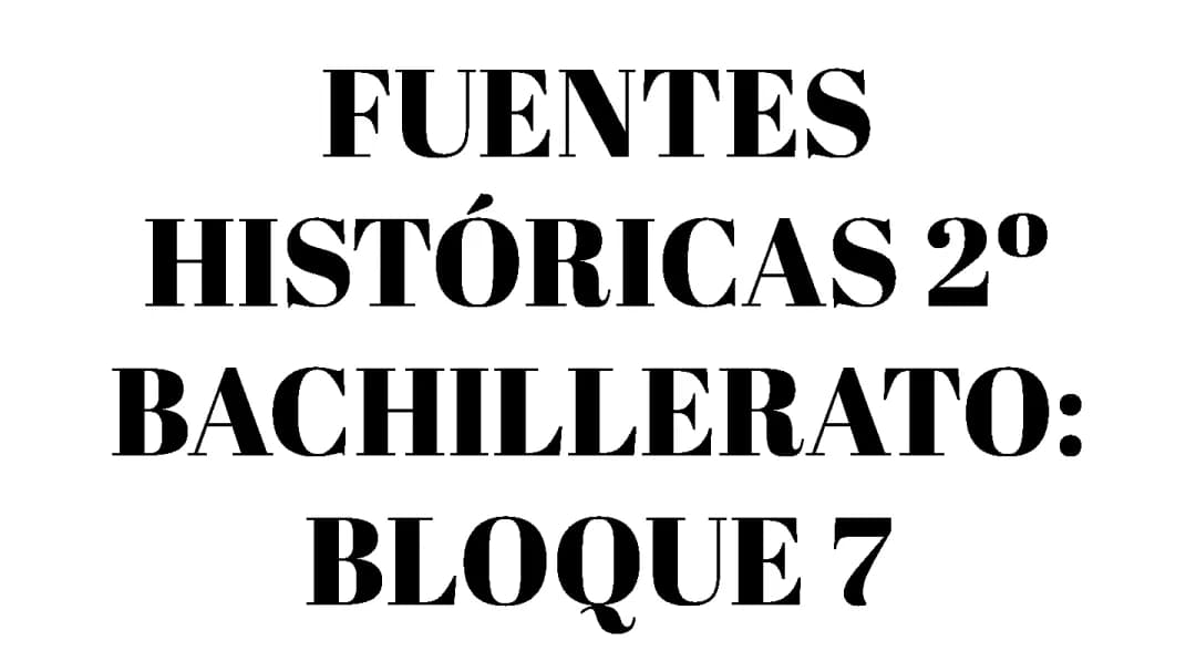 Resumen de la Restauración Borbónica en España para 2º de Bachillerato