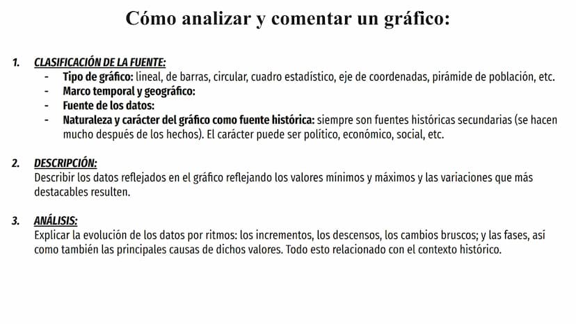 FUENTES
HISTÓRICAS 2º
BACHILLERATO:
BLOQUE 7 Cómo analizar y comentar una imágen:
1. CLASIFICACIÓN DE LA FUENTE:
Tipo de imágen: fotografía,