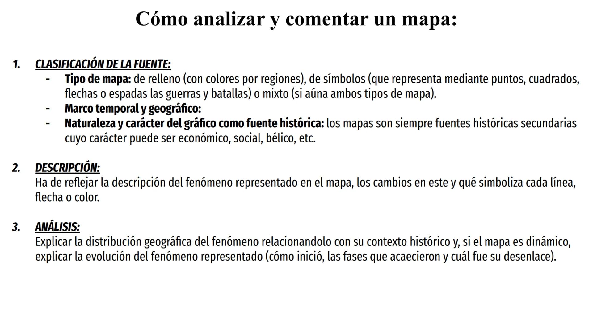 FUENTES
HISTÓRICAS 2º
BACHILLERATO:
BLOQUE 7 Cómo analizar y comentar una imágen:
1. CLASIFICACIÓN DE LA FUENTE:
Tipo de imágen: fotografía,