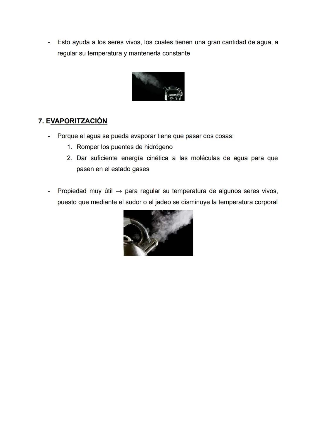 PROPIEDADES DEL AGUA
Apuntes de: 1r de Bachillerato científico
Asignatura: Biología
Curso: 2022/2023 ÍNDICE
1. DENSIDAD....
2. COHESIÓN.
3. 