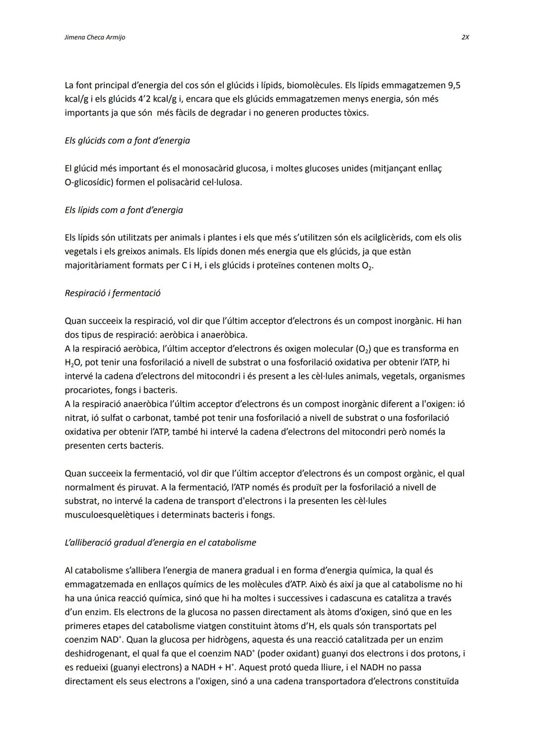 Jimena Checa Armijo

Dictat trimestral biologia

El metabolisme

És un conjunt de reaccions químiques que tenen lloc a l'interior de la cèl·