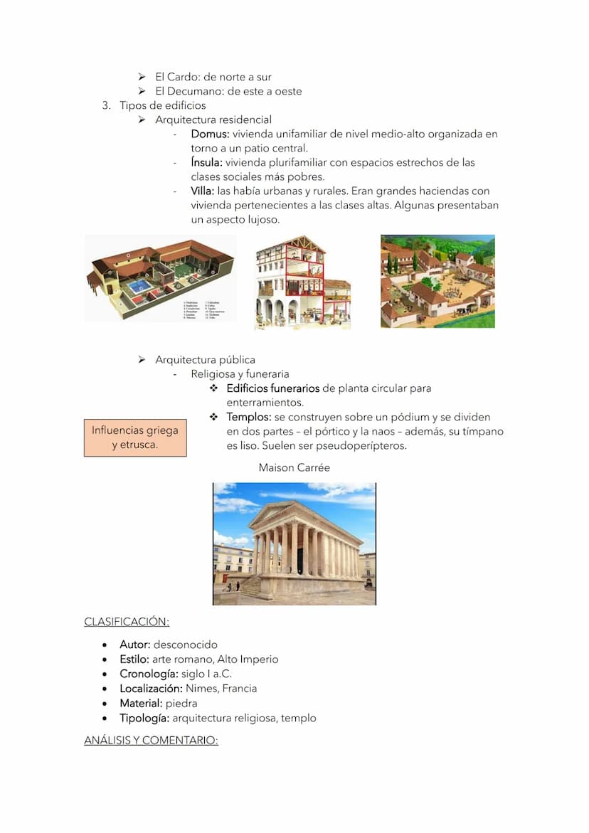 Arte romano
Contexto histórico
Roma fue fundada en el 753 a.C. en la península itálica. Se distinguirán tres periodos
distinguidos por su ev