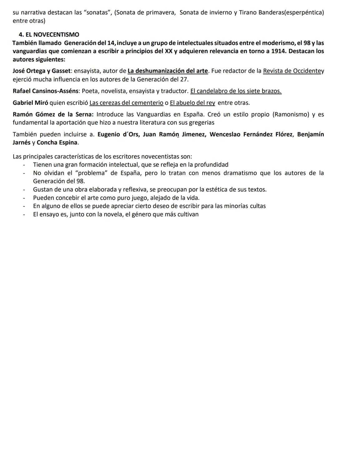 TEMA 1. LA NARRATIVA ESPAÑOLA EN LASPRIMERAS DÉCADAS DEL XX (Unamuno, Azorín, Baroja)
1. INTRODUCCIÓN.
.
El inicio del siglo XX: continuidad