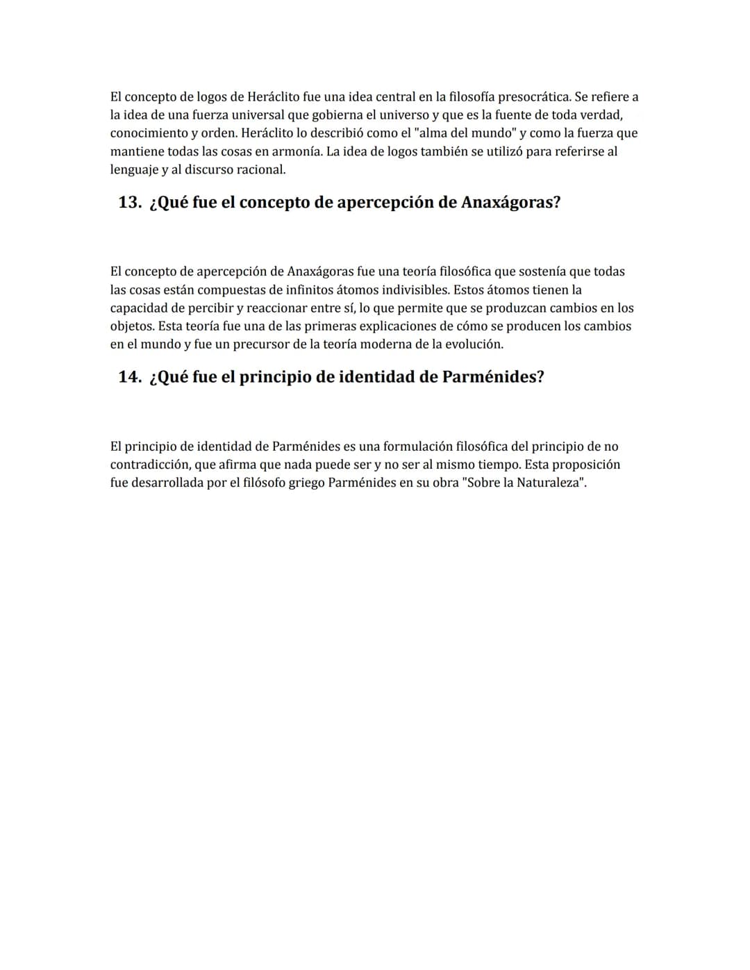 Ejercicio Presocráticos
0. ¿Quién fue el primer filósofo presocrático conocido?
El primer filósofo presocrático conocido fue Tales de Mileto