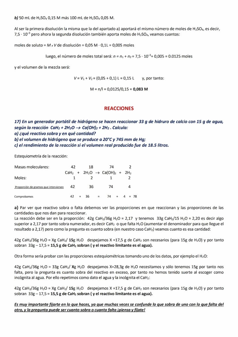 REPASO
CÁLCULO BÁSICO EN QUÍMICA
EJERCICIOS DE 1º DE BACHILLERATO RESUELTOS Y COMENTADOS
MATERIA, GASES Y DISOLUCIONES (ejercicios 1 al 16) 