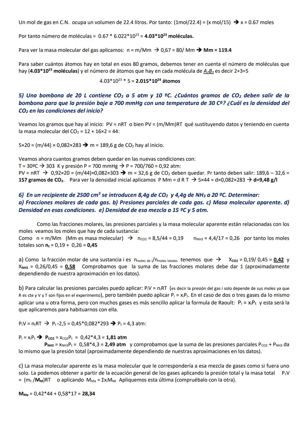 REPASO
CÁLCULO BÁSICO EN QUÍMICA
EJERCICIOS DE 1º DE BACHILLERATO RESUELTOS Y COMENTADOS
MATERIA, GASES Y DISOLUCIONES (ejercicios 1 al 16) 