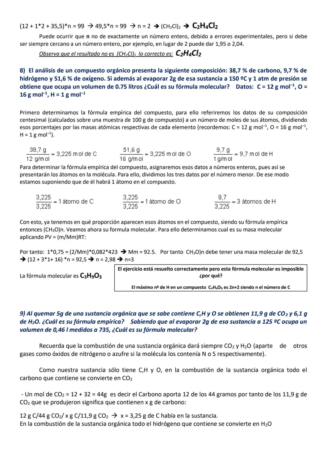 REPASO
CÁLCULO BÁSICO EN QUÍMICA
EJERCICIOS DE 1º DE BACHILLERATO RESUELTOS Y COMENTADOS
MATERIA, GASES Y DISOLUCIONES (ejercicios 1 al 16) 