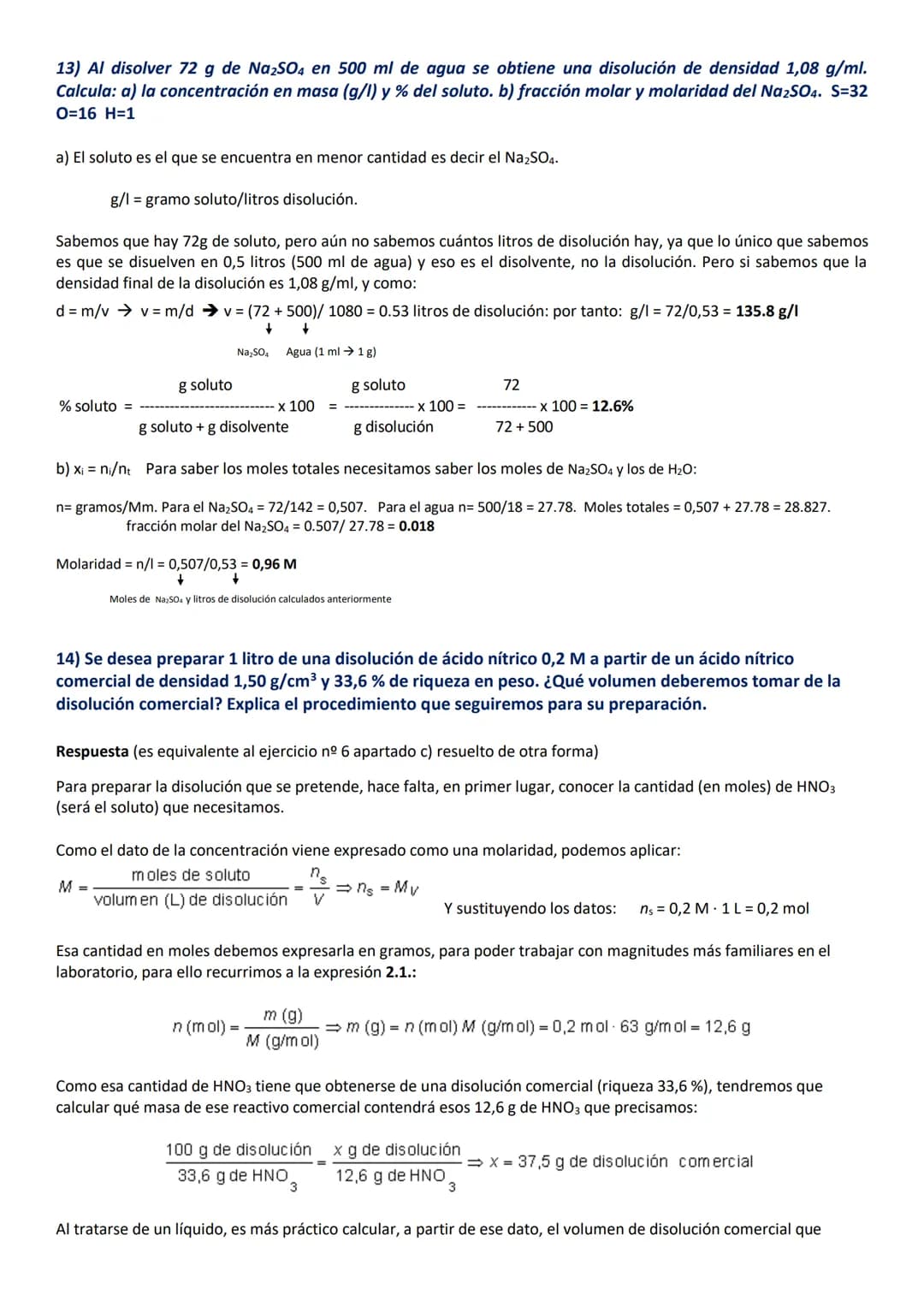 REPASO
CÁLCULO BÁSICO EN QUÍMICA
EJERCICIOS DE 1º DE BACHILLERATO RESUELTOS Y COMENTADOS
MATERIA, GASES Y DISOLUCIONES (ejercicios 1 al 16) 