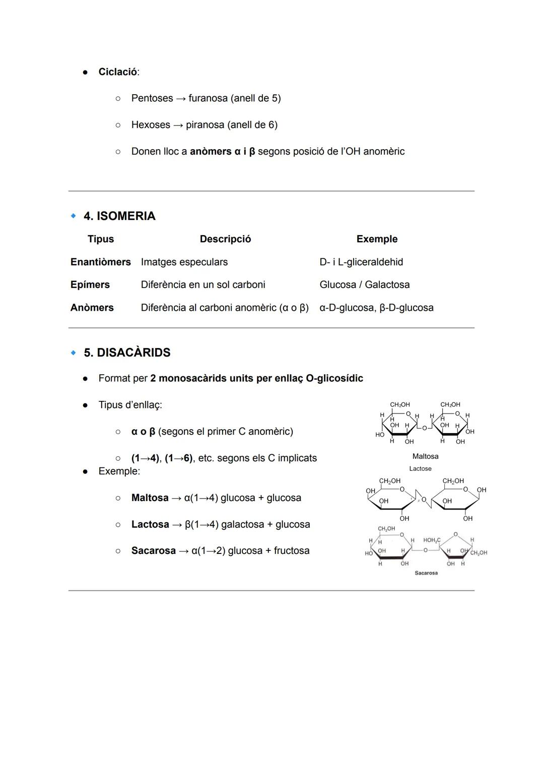 # ELS GLÚCIDS (CARBOHIDRATS)

*   1. Definició i composició

*   Biomolècules orgàniques fórmula general (CH₂O)

*   Contenen grup carbonil 