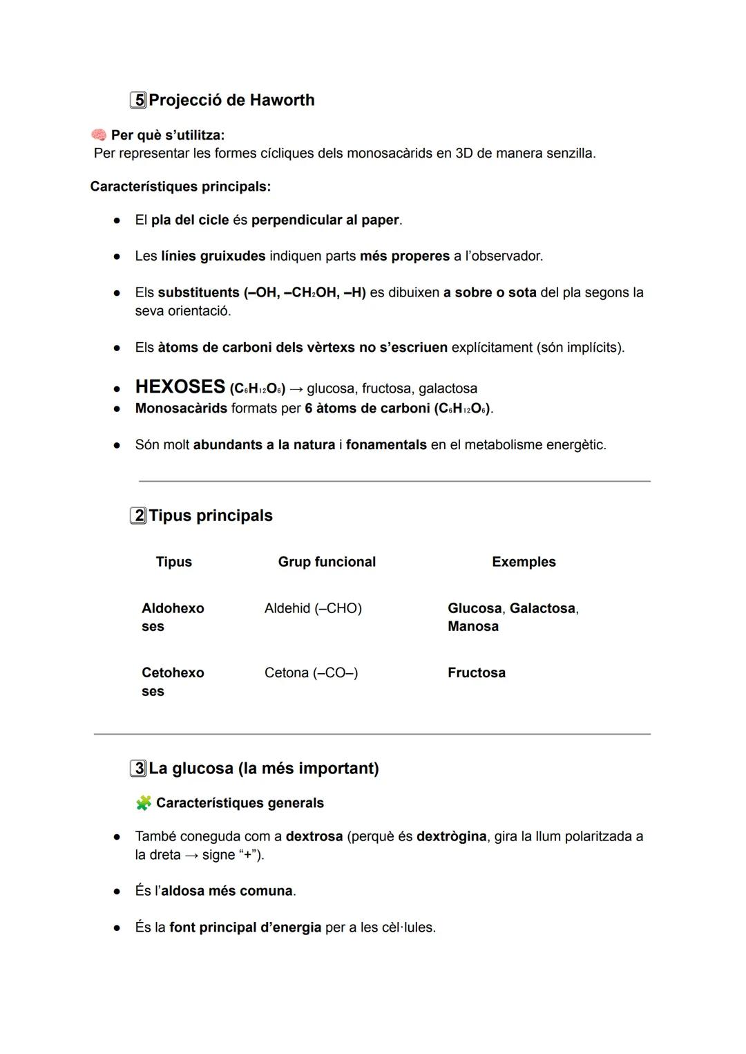 # ELS GLÚCIDS (CARBOHIDRATS)

*   1. Definició i composició

*   Biomolècules orgàniques fórmula general (CH₂O)

*   Contenen grup carbonil 