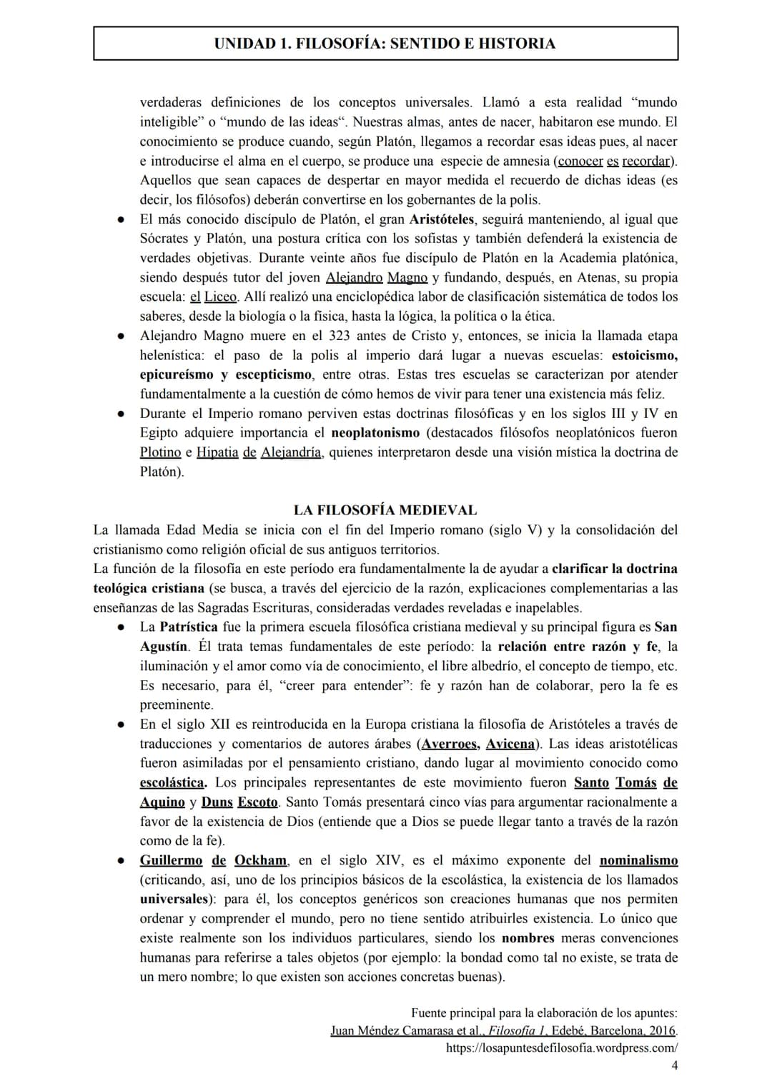 UNIDAD 1. FILOSOFÍA: SENTIDO E HISTORIA
APROXIMACIÓN AL CONCEPTO DE FILOSOFÍA
¿Cómo empezó todo? ¿Cuál es el origen del universo? ¿Tendrá un