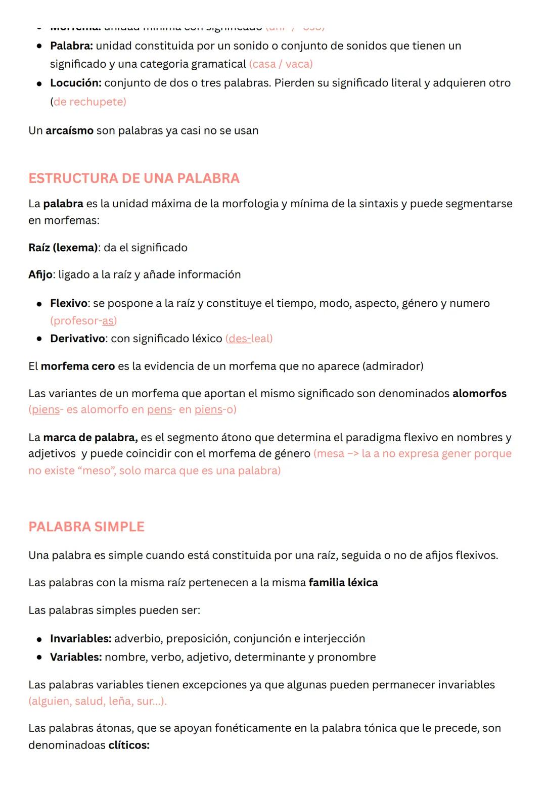SINTAXIS
GRAMÁTICA Y LÉXICO
GRAMATICA
Estudia la estructura de palabras, el modo en el que sus componentes se relacionan, las
combinaciones 