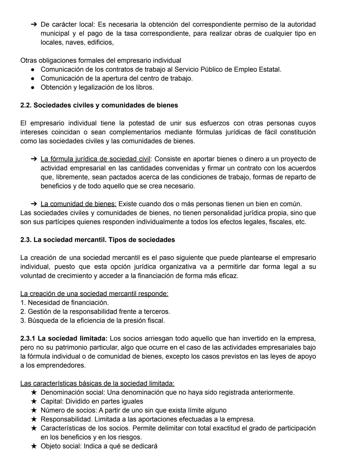 Establecimiento de la forma jurídica de una empresa

2.1. La empresa individual. Responsabilidad jurídica y obligaciones formales

La ley di