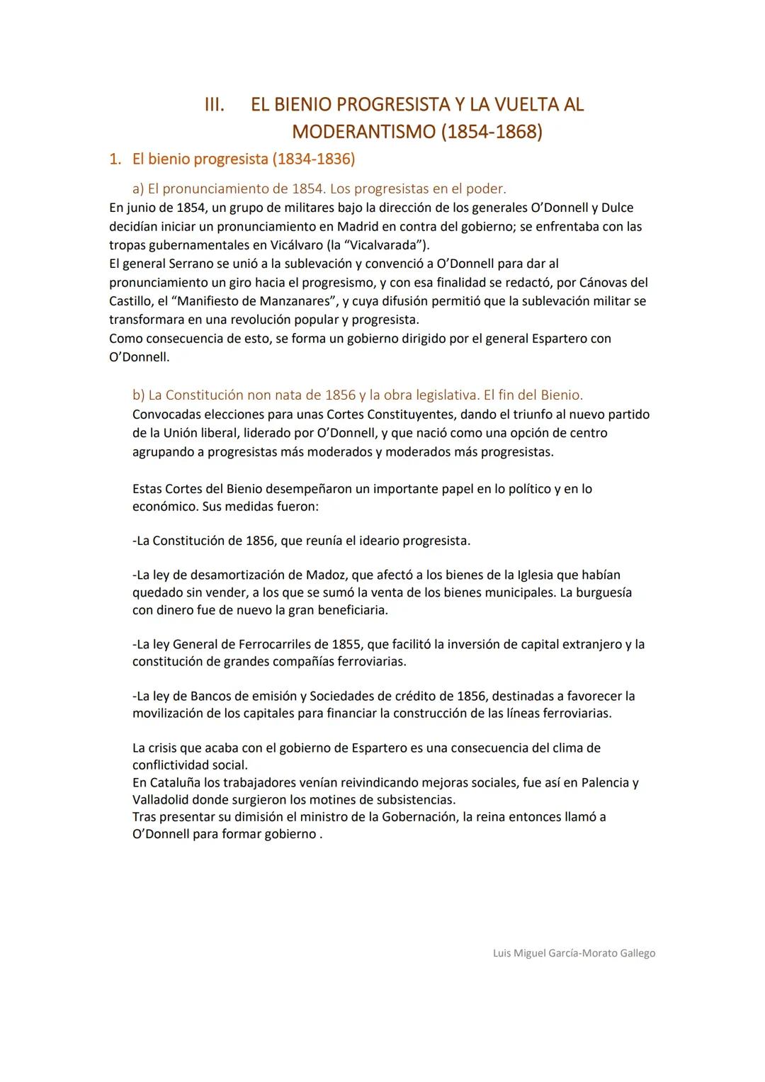 TEMA 9. LA CONSTRUCCIÓN DEL ESTADO LIBERAL
I. LA ÉPOCA DE LAS REGENCIAS Y EL PROBLEMA CARLISTA.
1. Moderados y progresistas
Con el reinado d