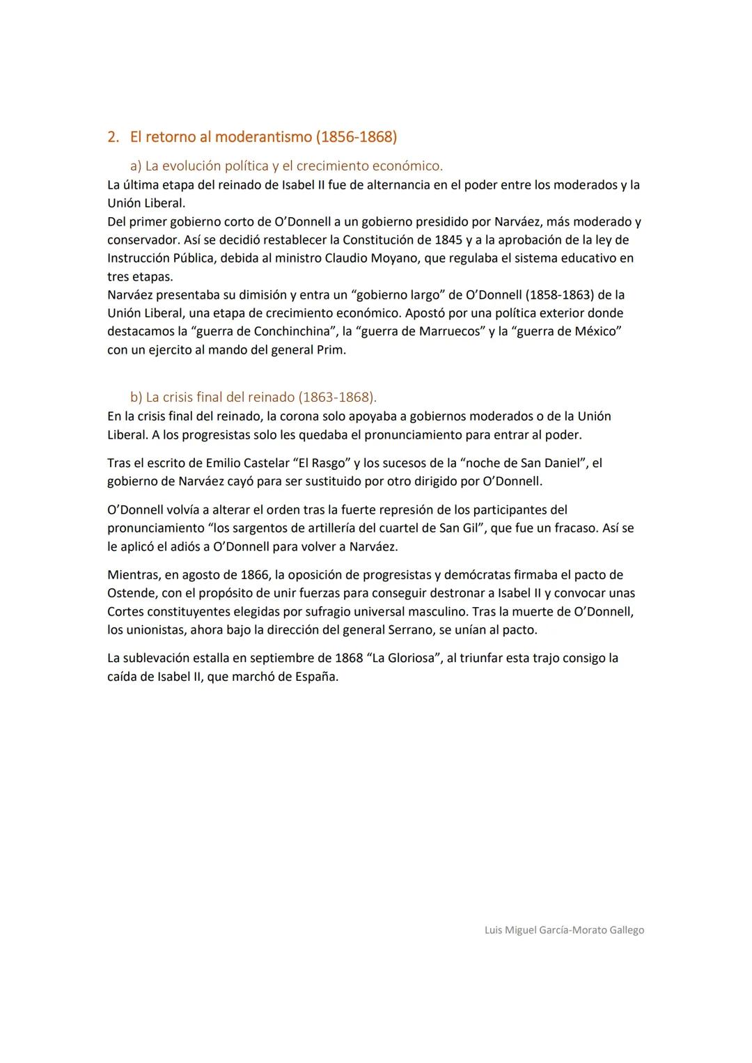 TEMA 9. LA CONSTRUCCIÓN DEL ESTADO LIBERAL
I. LA ÉPOCA DE LAS REGENCIAS Y EL PROBLEMA CARLISTA.
1. Moderados y progresistas
Con el reinado d