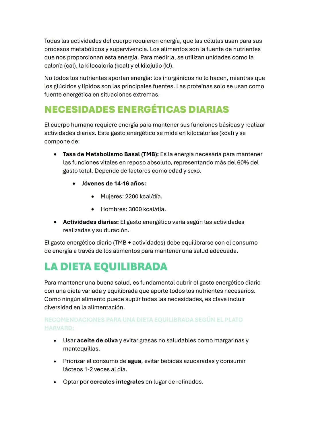 TEMA 2
LOS NUTRIENTES
El ser humano, como organismo heterótrofo, obtiene energía y nutrientes
alimentándose de otros seres vivos.
Alimentaci