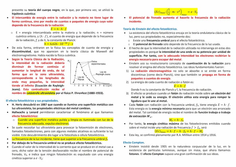 Radiación térmica.
● Radiación térmica: energía que emiten todos los cuerpos en forma de onda
electromagnética como consecuencia de su estad