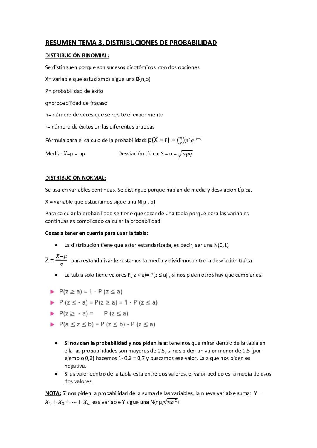 Distribucion normal y distribución binomial