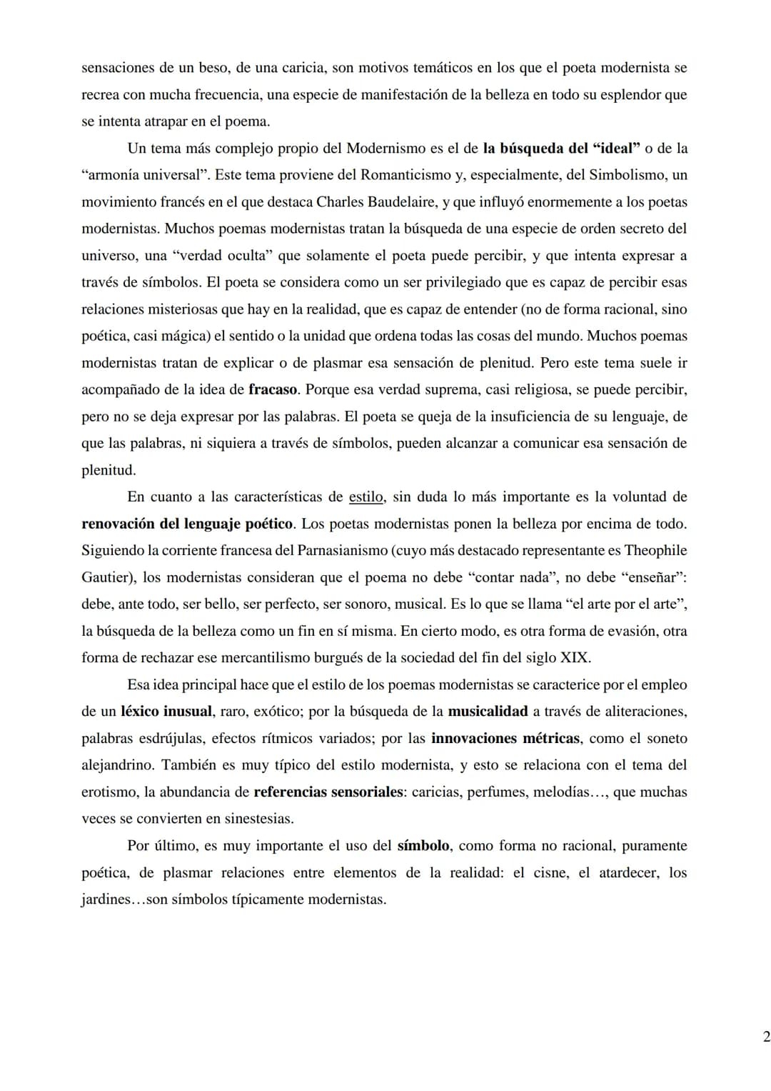 TEMA 1: EL MODERNISMO
1. INTRODUCCIÓN
El Modernismo es un movimiento literario que se desarrolló en Hispanoamérica y en
España durante el fi