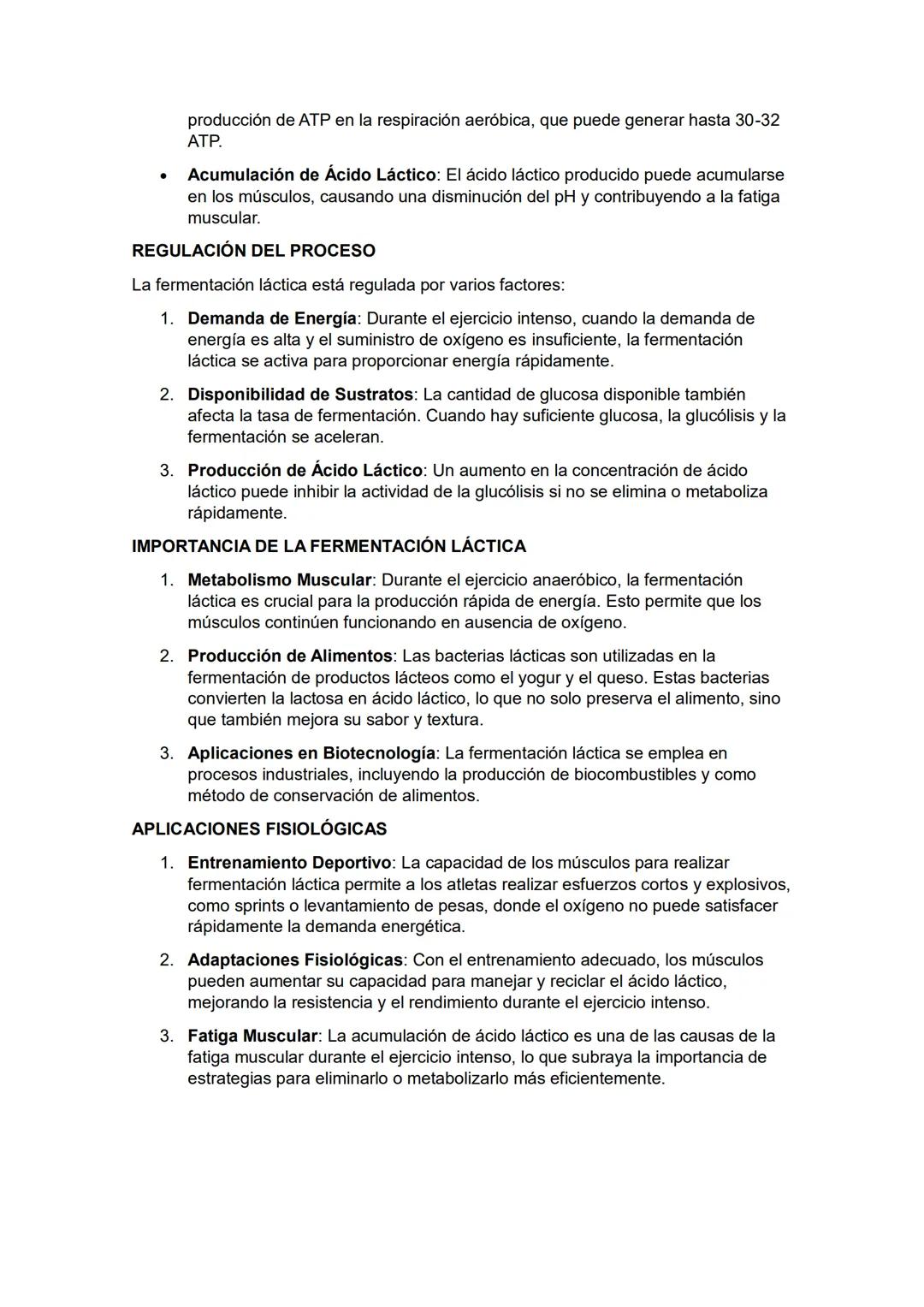 # FERMENTACIÓN LÁCTICA

La fermentación láctica es un proceso metabólico anaeróbico mediante el cual los
azúcares, principalmente la glucosa