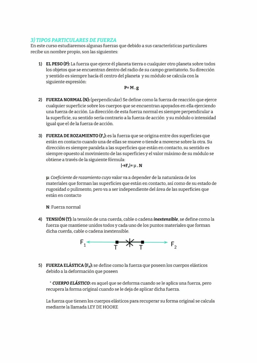 Tema 2: Dinámica
DINÁMICA: parte de la física que estudia las causas que producen el movimiento de los
cuerpos, que son las fuerzas.
FUERZA: