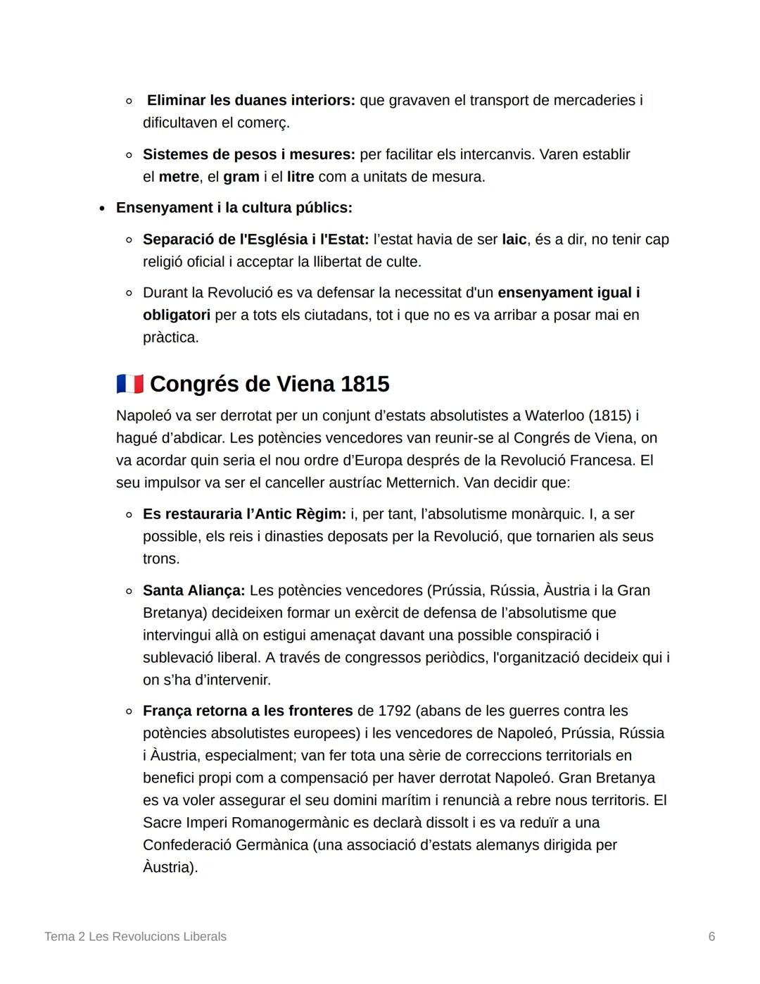 # Tema 2 Les Revolucions Liberals

1. Estats i Nacions

*   Estat: Comunitat política amb fornteres.

*   Predominants a l'Antic règim, ja q