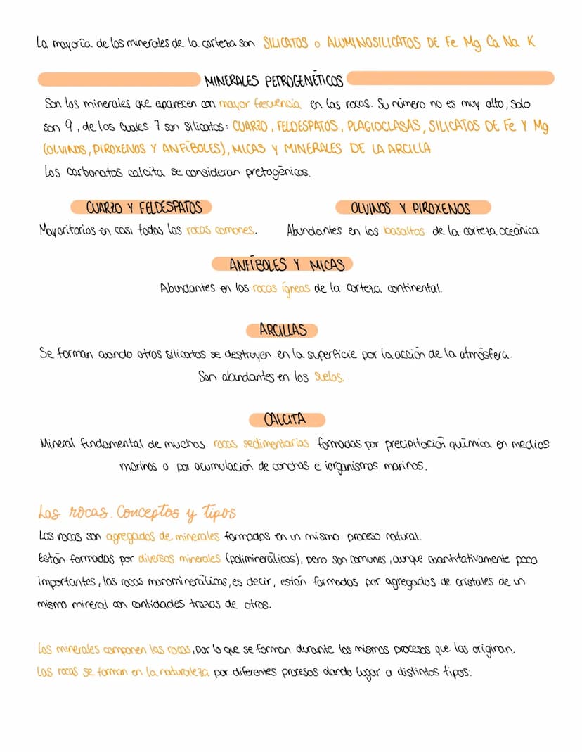 TEMA 2: MATERIALES TERRESTRES.
MINERALES Y ROCAS
El Universo está formado por materia. Toda la materia que forma nuestro planeta y los seres