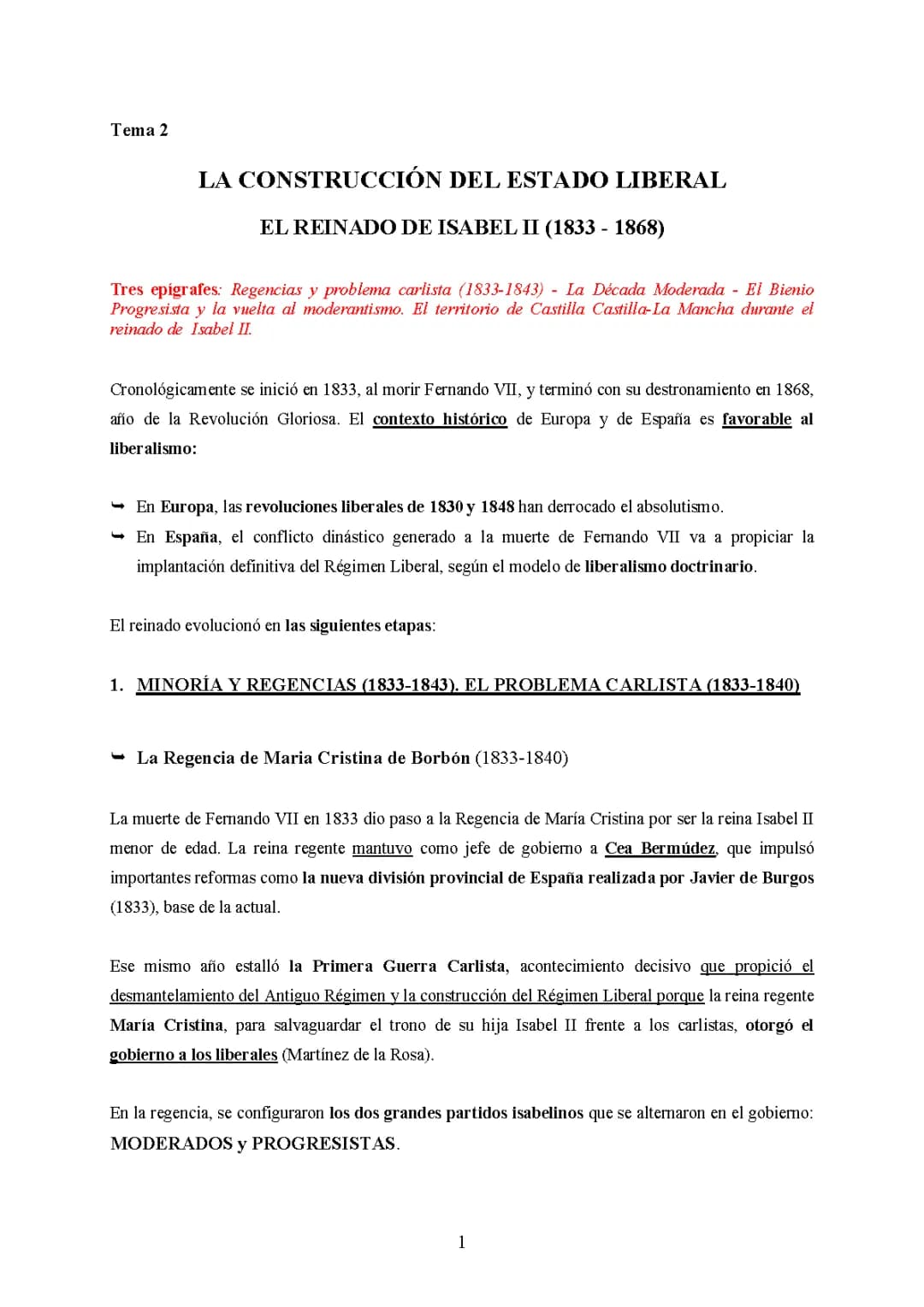Resumen del Reinado de Isabel II: Historia para Selectividad y Curiosidades